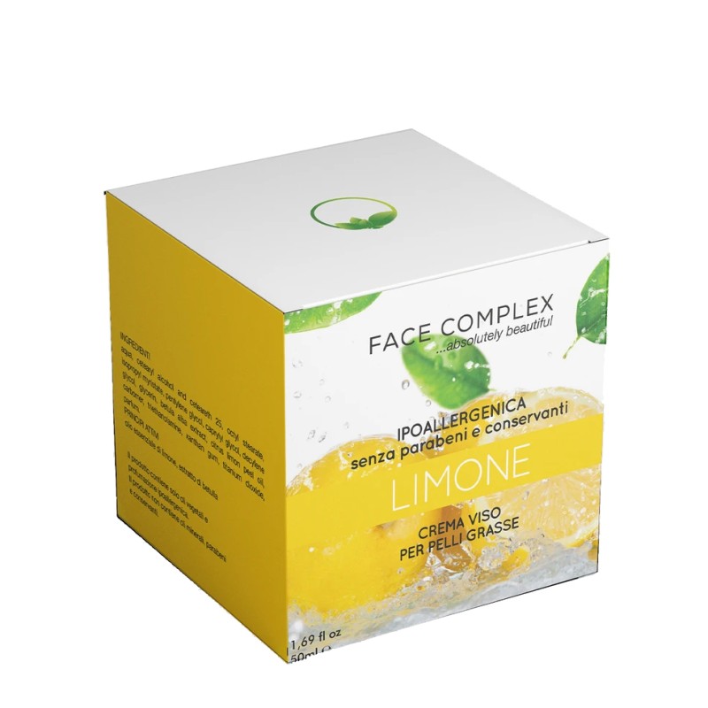 Crema Viso LIMONE Ipoallergenica Pelli Grasse by Face Complex