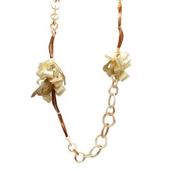 Collana Beige Bijoux Lunga...