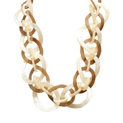 Collana Bijoux Beige Maglia...