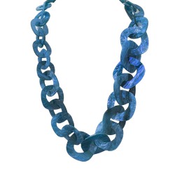 Collana Bijoux Blu Maglia...