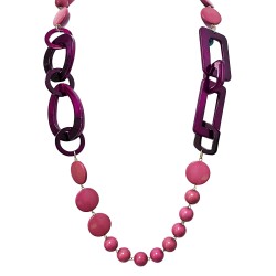 Collana Bijoux Lunga 95cm Fucsia