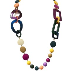 Collana Bijoux Lunga 95cm Multicolore