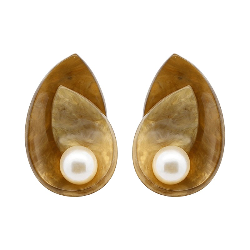 Lobo Bijoux Conchiglia Caramel Perlata