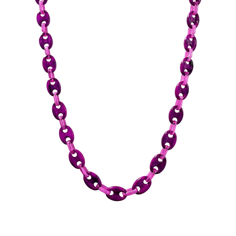 Collana Bijoux Lunga Marinara Fucsia