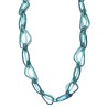 Collana Bijoux Catena Lunga Blu-Turchese