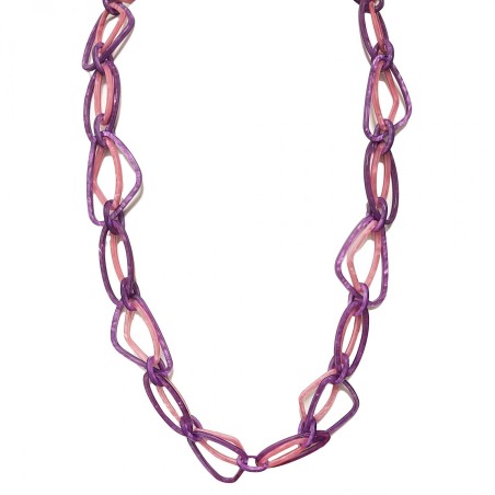 Collana Bijoux Catena Lunga Viola