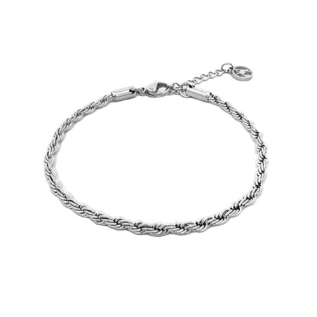 Bracciale Catena Torchon Acciaio 316L