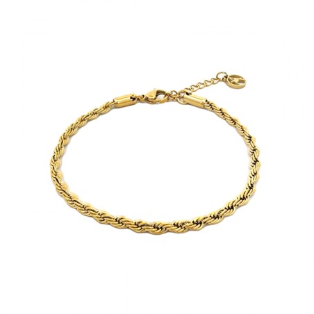 Bracciale Catena Torchon Acciaio 316L