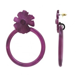 Pendenti Bijoux Fiore-Cerchio Viola