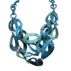 Collana Bijoux Blu con...