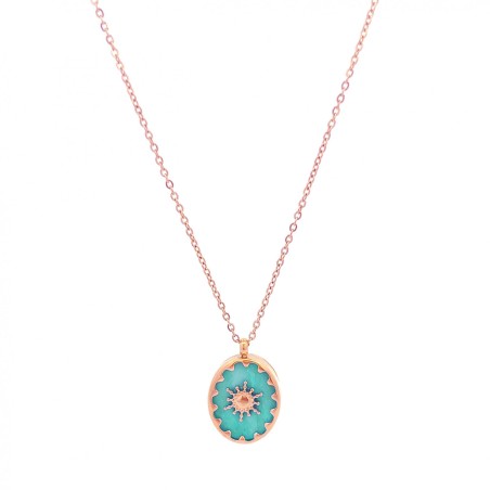 Girocollo Sole Pendente Tiffany Acciaio 316L