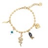 Bracciale Bubbles Multi-Charms Snake Acciaio