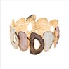 Bracciale Bijoux Elastico Chips Smaltato Marrone