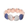 Bracciale Bijoux Elastico Touch Smaltato Blu