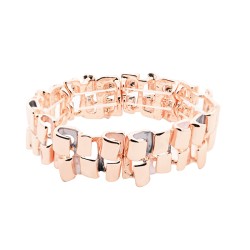 Bracciale Bijoux Elastico Mirabilia Smaltato Beige