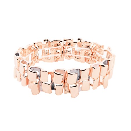 Bracciale Bijoux Elastico Mirabilia Smaltato Beige