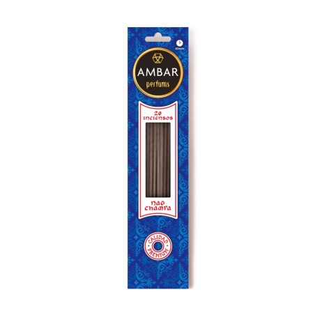 NAG CHAMPA Incenso AMBAR 20 sticks