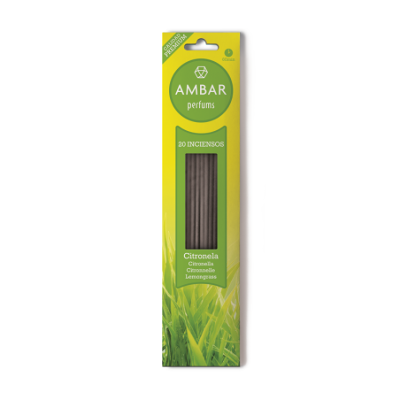 CITRONELLA Incenso AMBAR 20 sticks