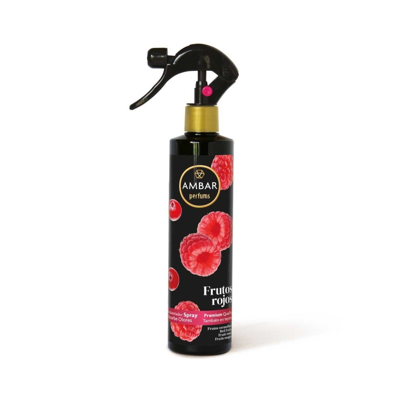 Spray Assorbi-Odori AMBAR 'Frutti Rossi' 280ml