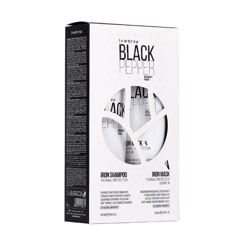 KIT IRON Shampoo & Mask 'BLACK PEPPER' Inebrya