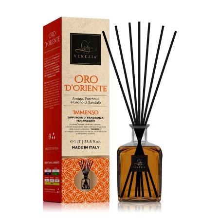 ORO D'ORIENTE 'IMMENSO' Maxi-Diffusore Fragranza 1LT