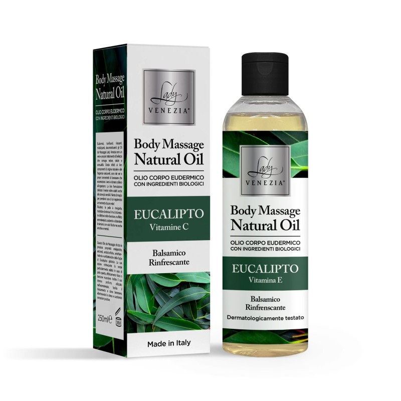 Body Massage EUCALIPTO Olio Corpo Eudermico con Vitamina C