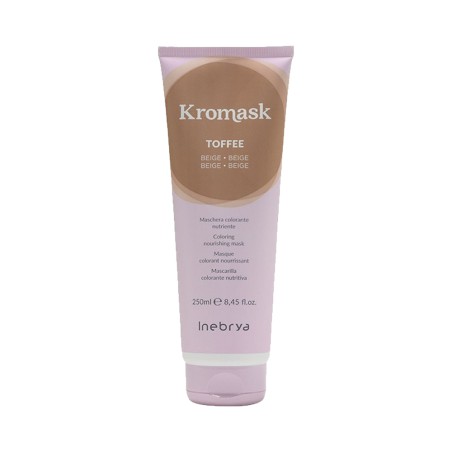 Maschera Capelli Colorante TOFFEE 'KROMASK' Inebrya