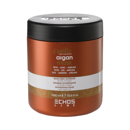 Maschera Capelli Nutriente Olio di Argan 1lt 'SELIAR' Echosline