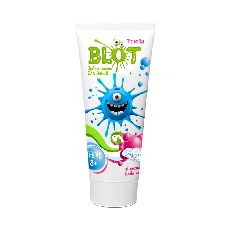 Dentifricio Senza Fluoro per Bambini 8+ al gusto BUBBLE GUM 'YASNA' Jerelia