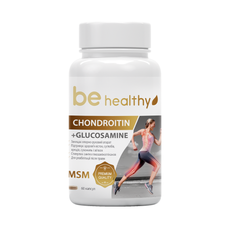 Complesso per Articolazioni CHONDROITIN + Glucosamina e MSM 'BE HEALTHY' Jerelia