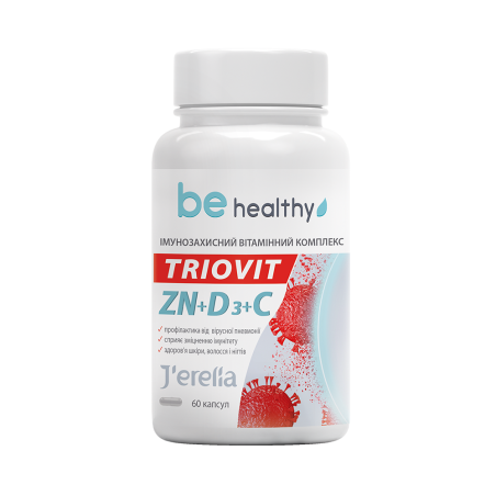 Complesso Vitaminico Immuno-protettivo TRIOVIT  ZN+D3+C 'BE HEALTHY' Jerelia