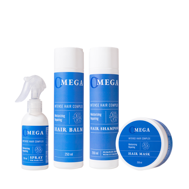 Set per la cura dei capelli senza solfati 'OMEGA' Jerelia