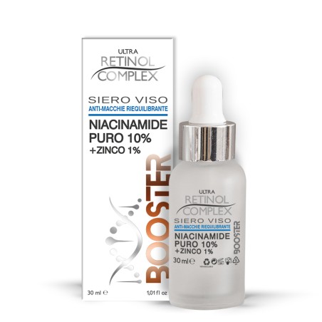 BOOSTER Anti-Macchie Riequilibrante NIACINAMIDE PURO + Zinco