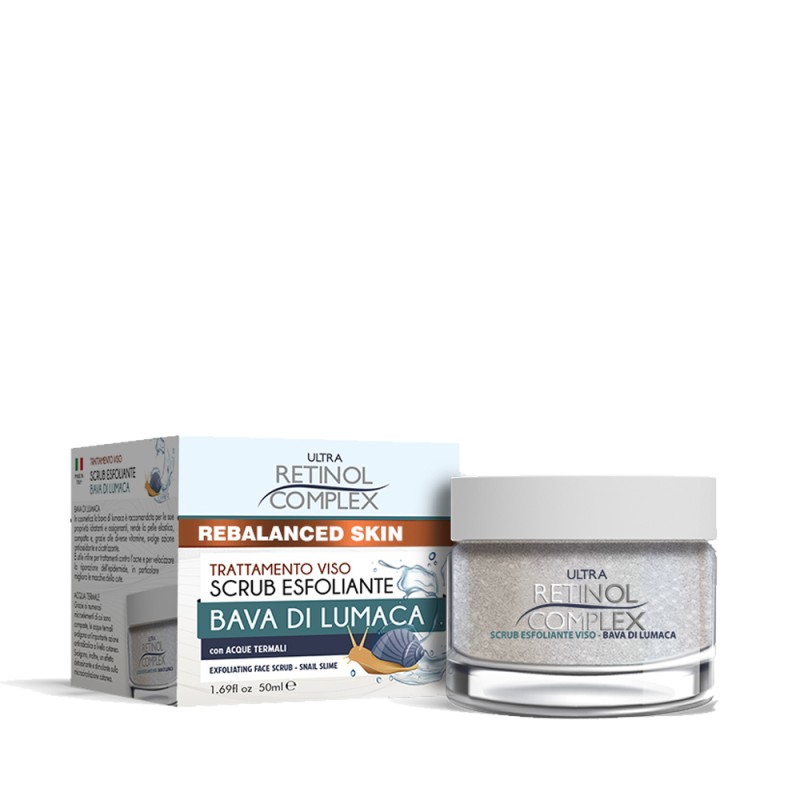 Scrub Viso Esfoliante BAVA DI LUMACA con Acque Termali