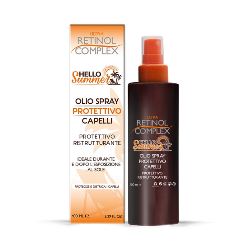 Olio Spray Protettivo per Capelli Retinol Complex