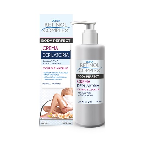 Crema Depilatoria DONNA per Corpo e Ascelle Retinol Complex