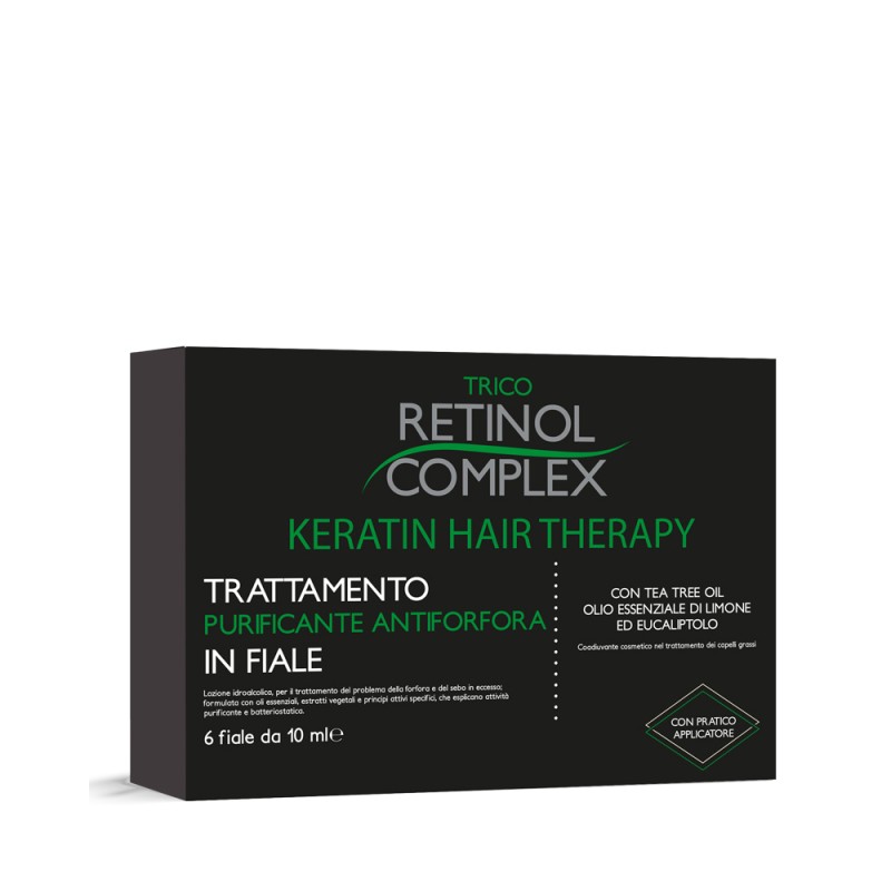 Trattamento ANTIFORFORA Purificante in Fiale 'TRICO' by Retinol Complex