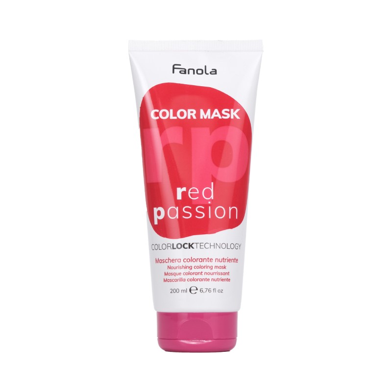 Maschera Capelli Colorante RED PASSION 'COLOR MASK' Fanola