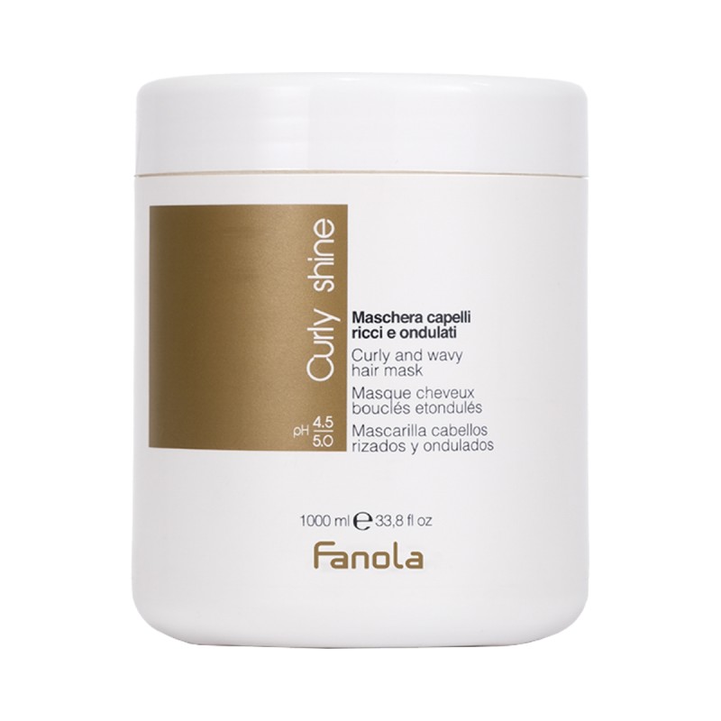 Maschera Capelli Ricci e Ondulati 1000 ml 'CURLY SHINE' Fanola