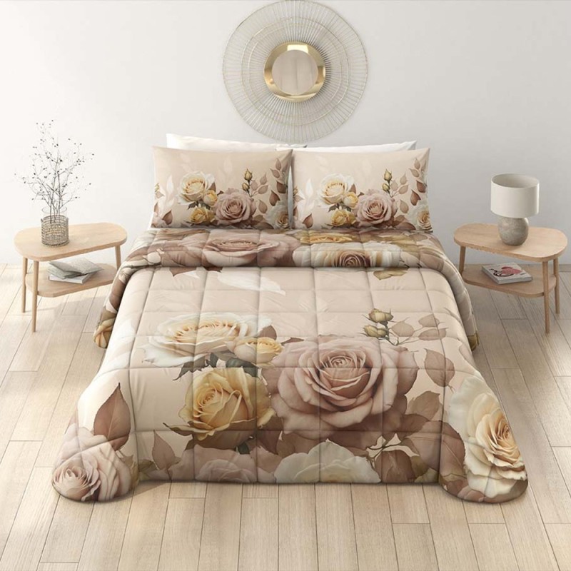 Trapunta Matrimoniale ROSE Rosa by IRGE Home