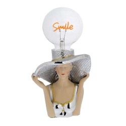 Lampada SMILE-WOMAN LED in...