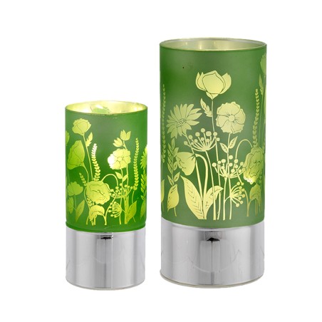 Lampade Lumière 'FLOREALE' in Vetro Soffiato VERDE