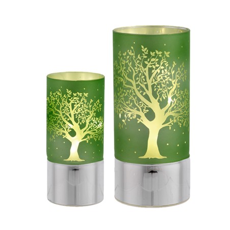 Lampade Lumière 'ALBERO DELLA VITA' in Vetro Soffiato VERDE