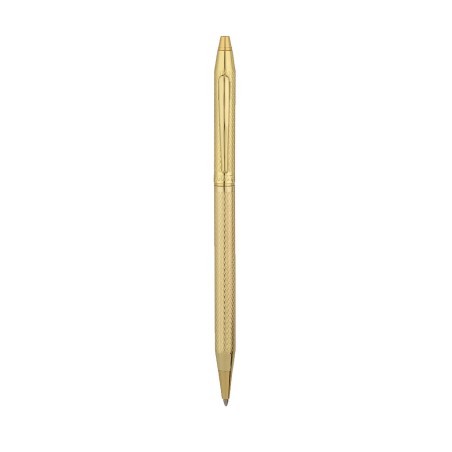 Penna a Sfera Stelo Zigrinato '6012' Golden-Full