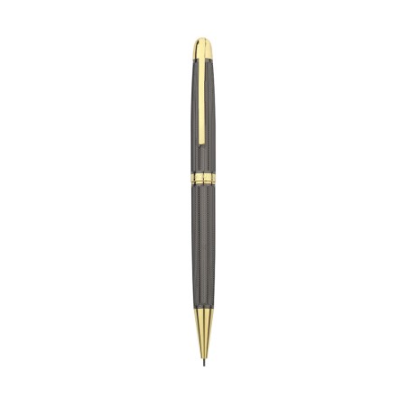 Penna-Matita 0.7 mm Zigrinata '6015' Bicolore Gunmetal-Gold