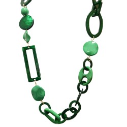 Collana Lunga Verde con...