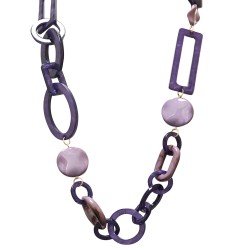 Collana Lunga Viola con...