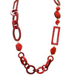 Collana Lunga Rossa con...