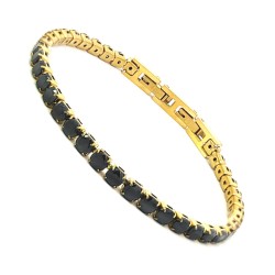 Bracciale Tennis Oro Giallo...