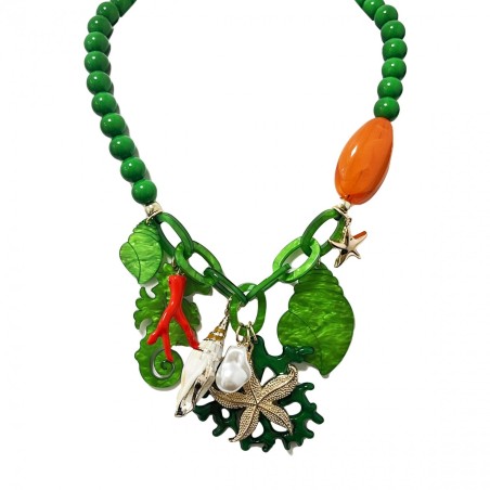 Collana Bijoux SHARM Verde - 55cm